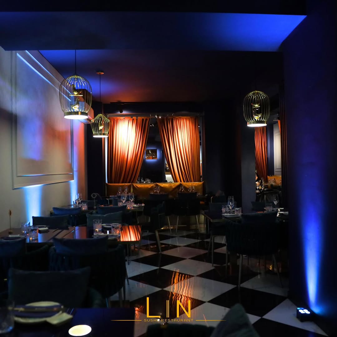 Sala interna del ristorante Sushi Lin